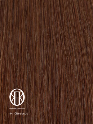Medium light brown hair extensions #4