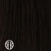 Off black dark brown hair extensions #1B