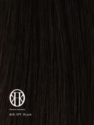 Off black dark brown hair extensions #1B