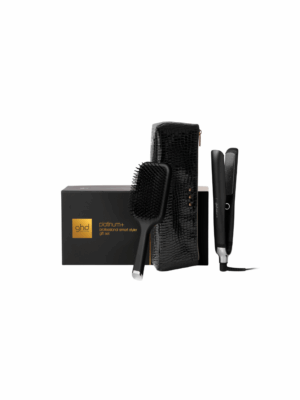 GHD Black Platinum+ Straightener (Includes travel bag & brush)