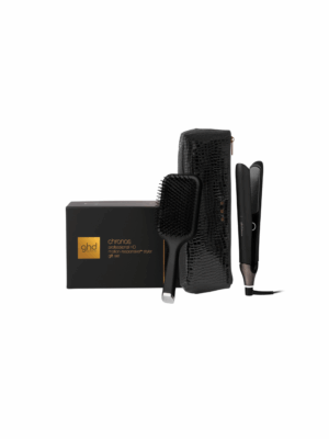 GHD Black Chronos Straightener(Gift Set: travel bag & Brush)