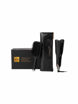 GHD Black Chronos MAX! Straightener (Includes travel bag & brush)